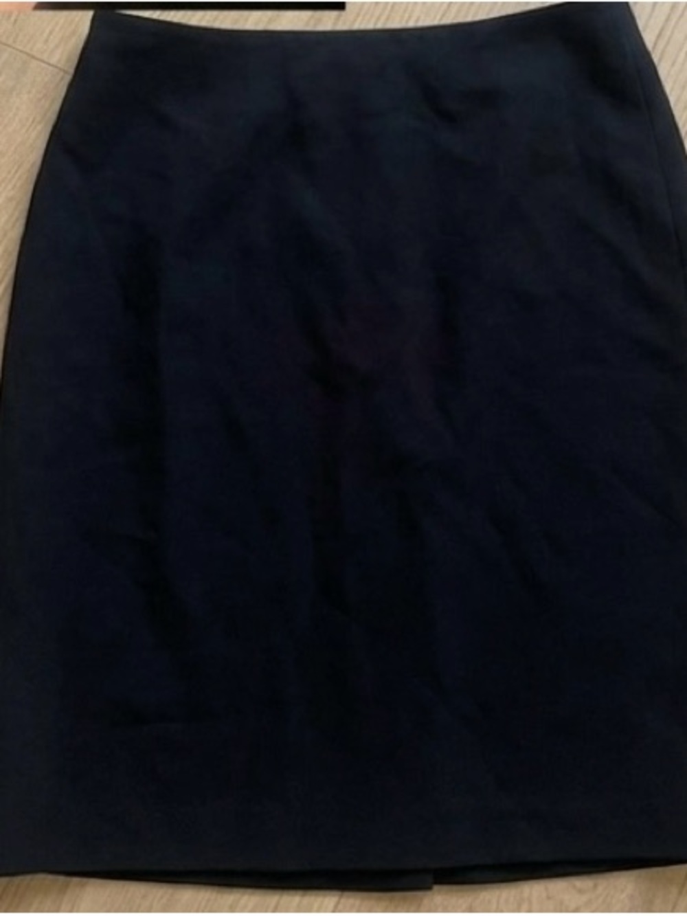 Black Pencil Skirt Calvin Klein Quiet Luxury Old MoneyMinimalism Midi NWOT  6